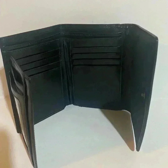 Fossil unisex black leather wallet - Picture 7 of 7